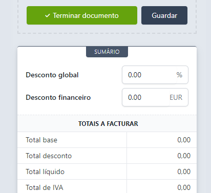 Facturalusa interface de facturação simples
